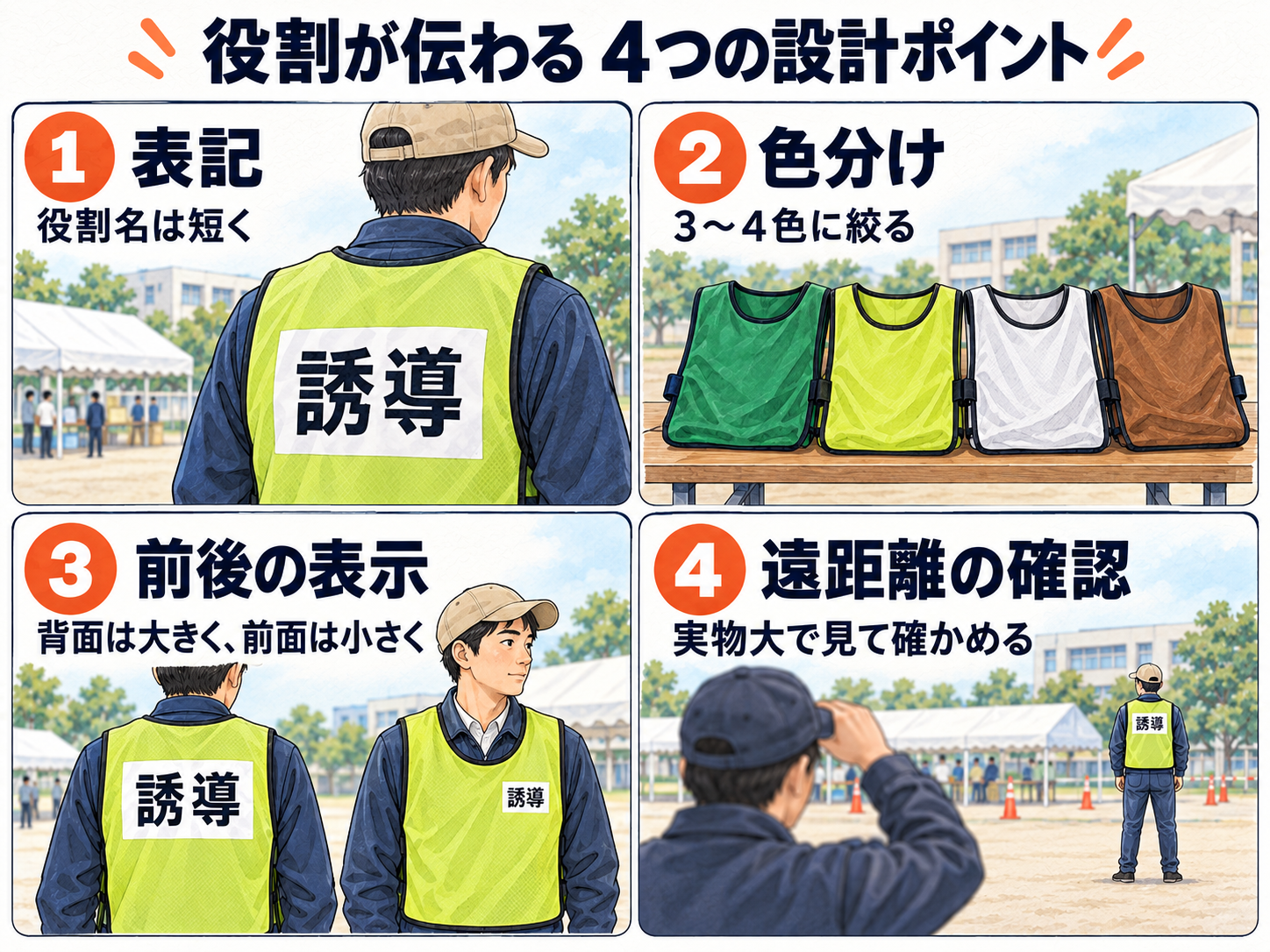 役割が伝わる4つの設計ポイント