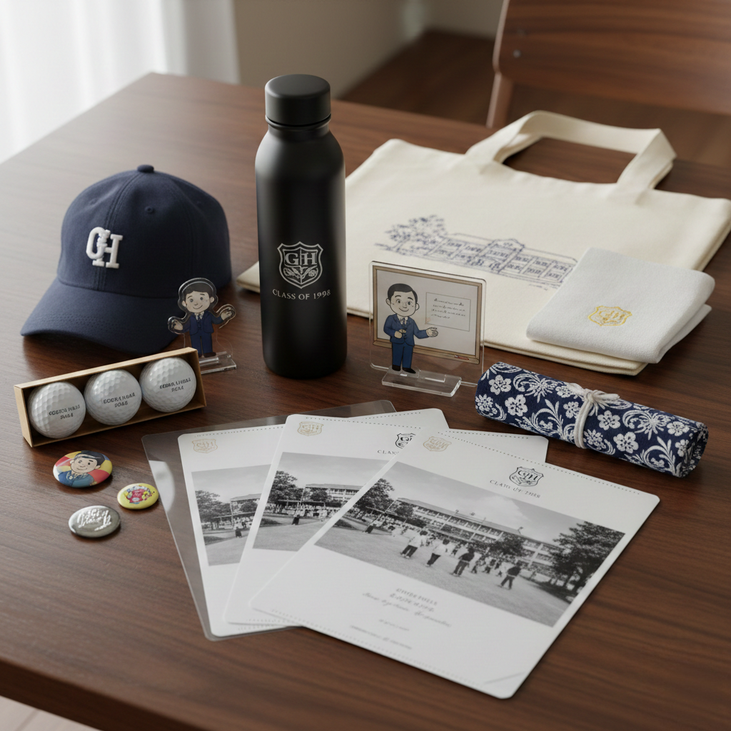 同窓会グッズのイメージ写真