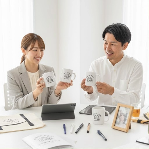 福岡でのオリジナルTシャツ制作の打ち合わせ風景