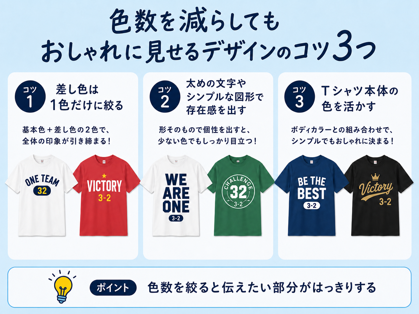 色数を減らしてもおしゃれに見せるデザインのコツ3つ